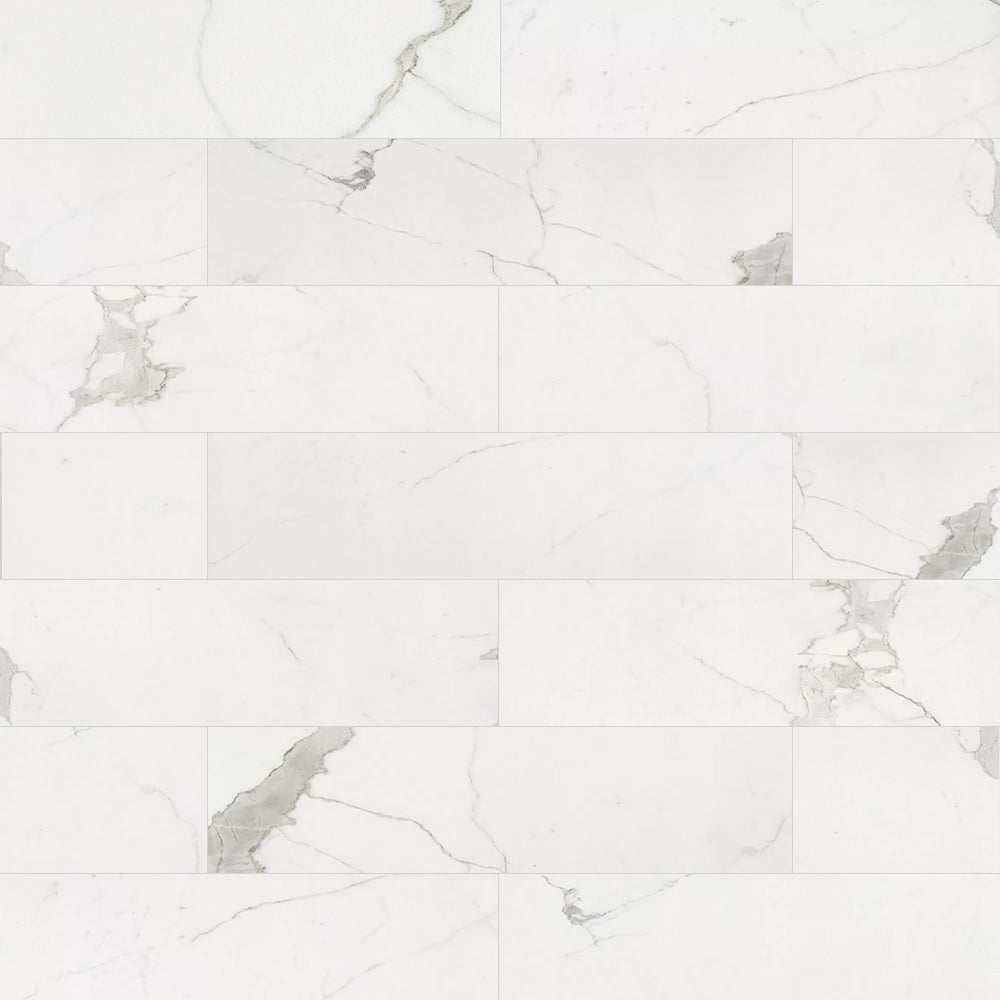 Timeless Marble-Look Porcelain Mosaic Tile