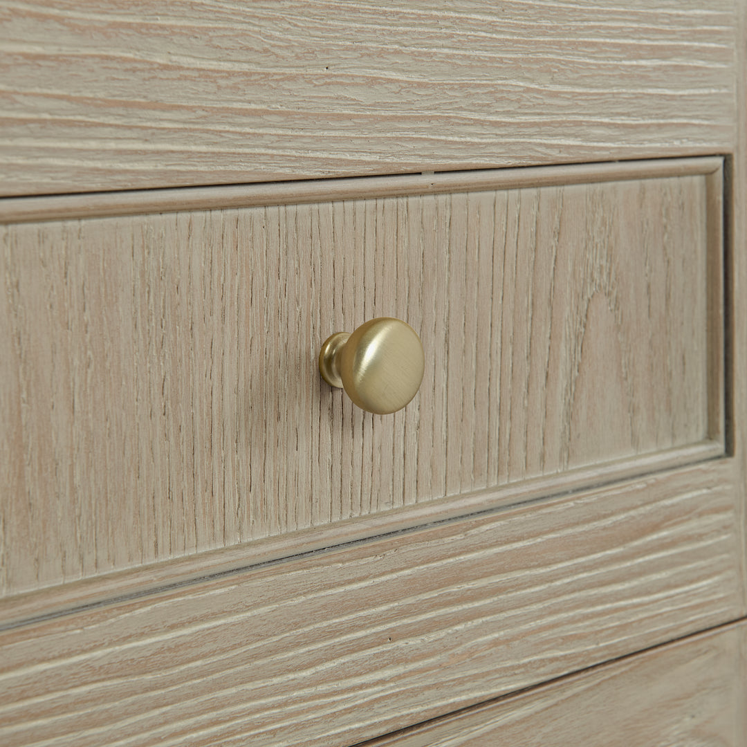 Breckenridge 22" Linen Cabinet in Whitewashed Oak