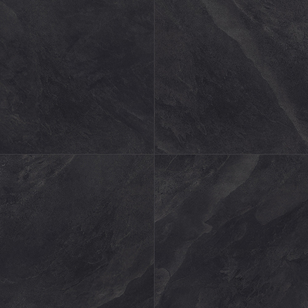 Ultra Slate Stone-Look Matte Porcelain Floor &amp; Wall Tile