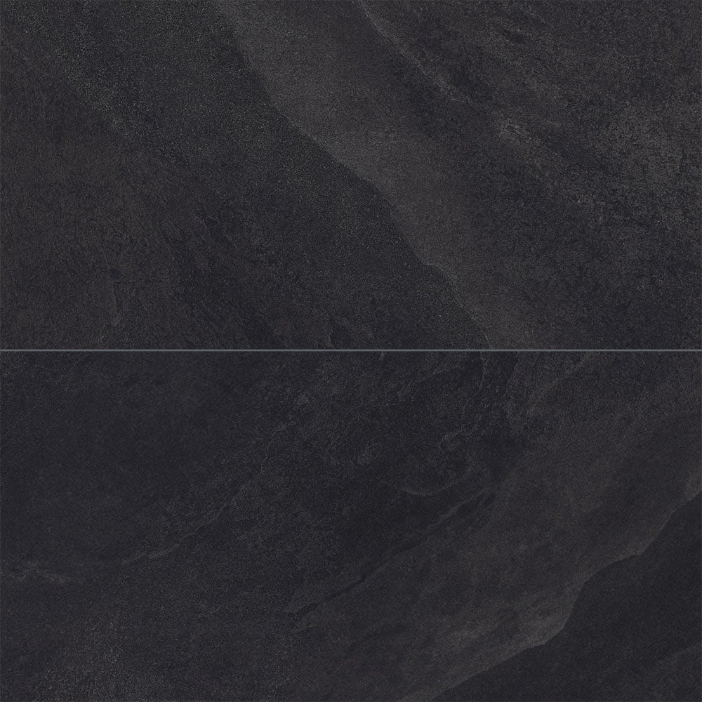 Ultra Slate Stone-Look Matte Porcelain Floor &amp; Wall Tile