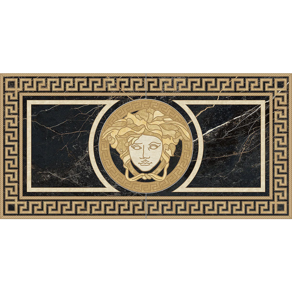 Versace Marble Marble-Look Polished Porcelain Floor &amp; Wall Tile