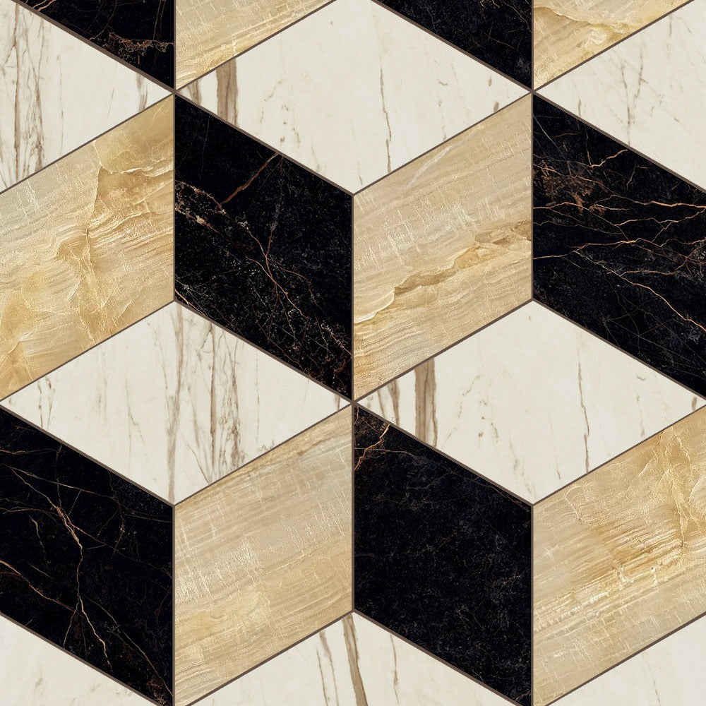 Versace Marble Marble-Look Polished Porcelain Floor &amp; Wall Tile