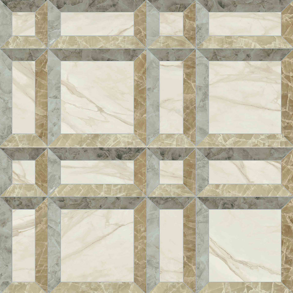 Versace Tarsia Polished Porcelain Floor &amp; Wall Tile