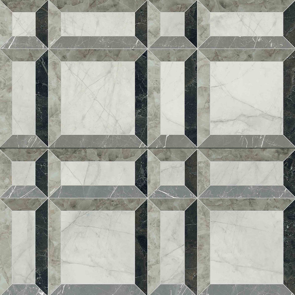 Versace Tarsia Polished Porcelain Floor &amp; Wall Tile