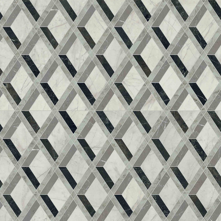 Versace Tarsia Polished Porcelain Floor &amp; Wall Tile