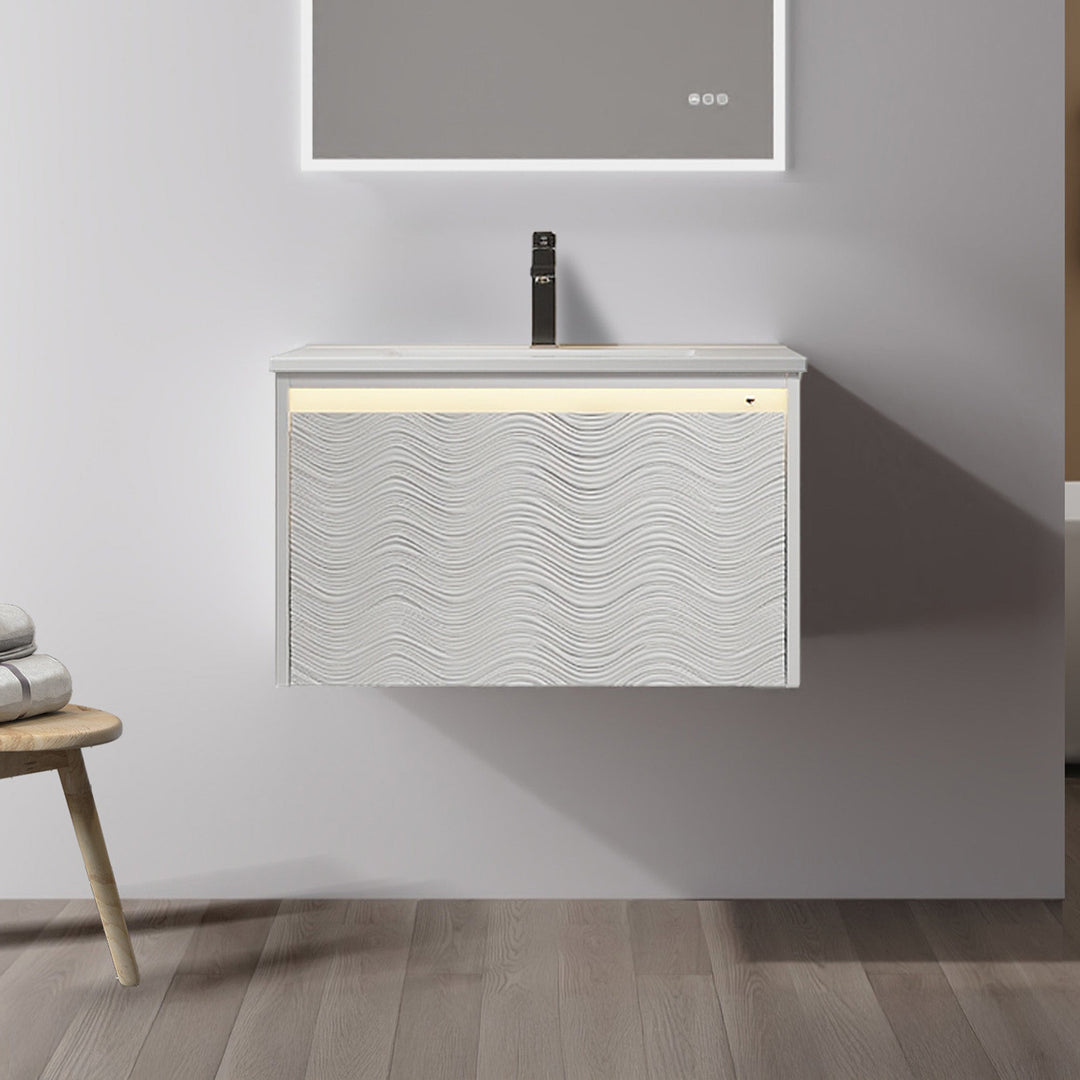 Voyage 042 Wall-Mounted Bathroom Vanity | ANVE Kitchen & Bath