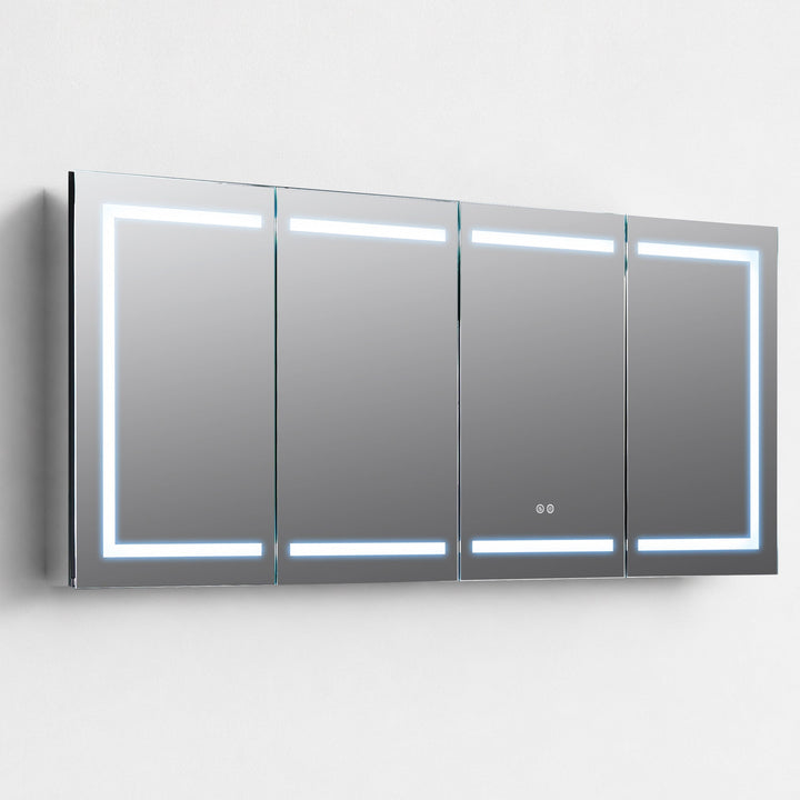 Canopus 60" Recessed or Surface-Mount LED Medicine Cabinet