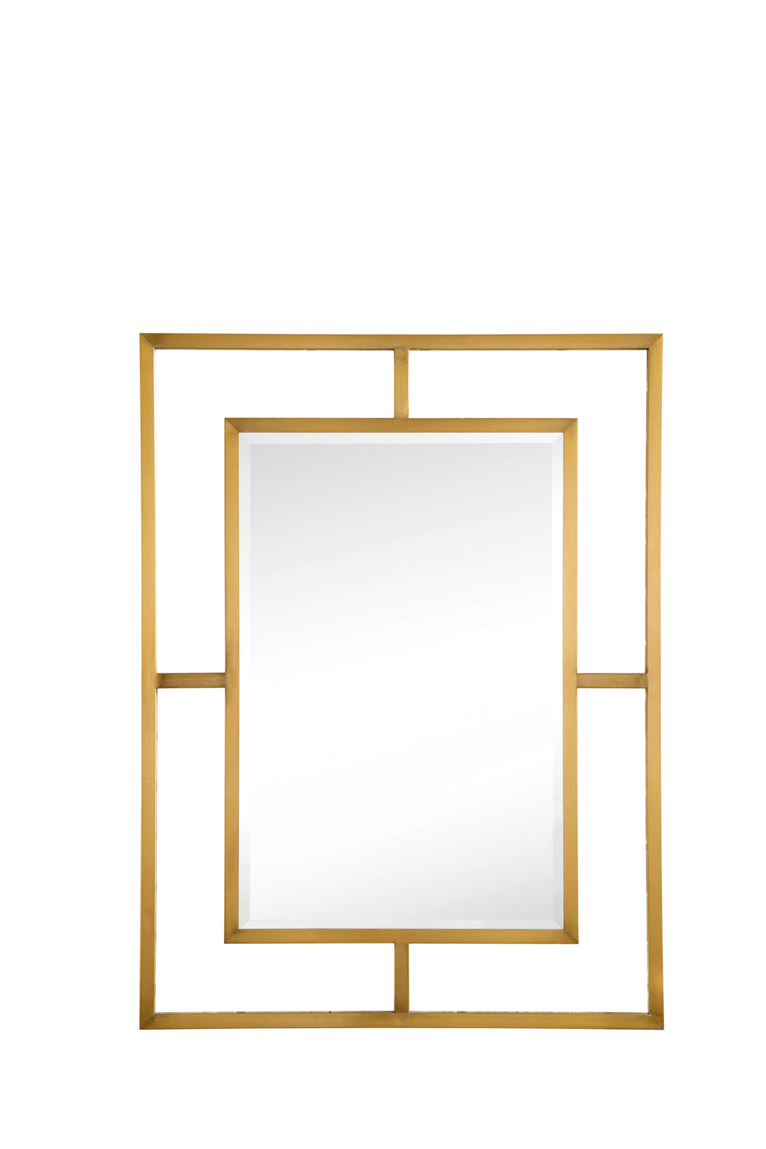 Boston 30" x 40" Rectangular Bathroom Mirror, Radiant Gold | ANVE Kitchen & Bath