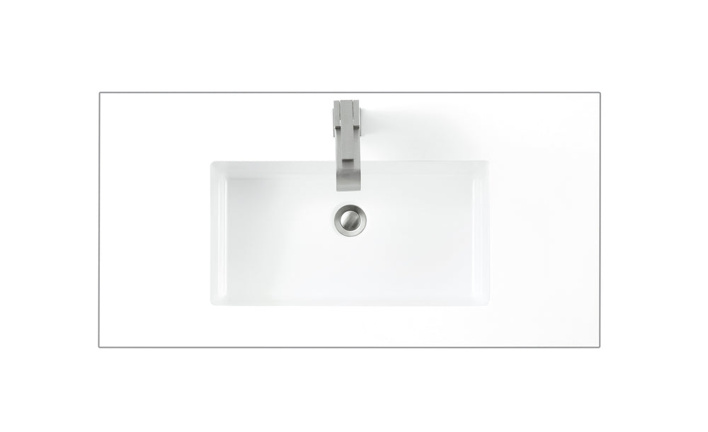 VAR|35.4 Inch|Glossy White|