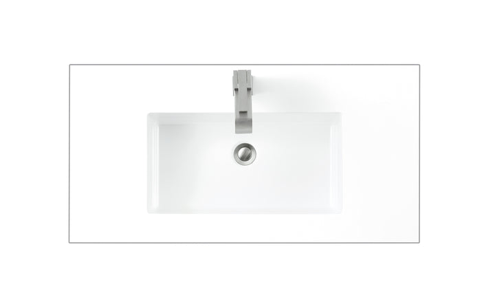 VAR|35.4 Inch|Glossy White|