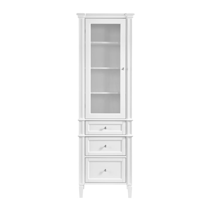 Brittany Linen Cabinet in Bright White | ANVE Kitchen &amp; Bath