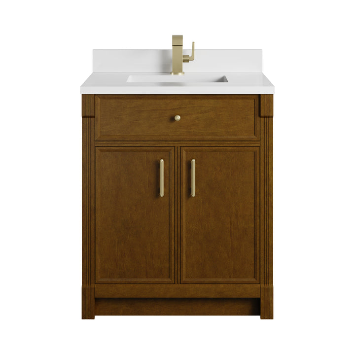 Bellshire Sink Freestanding Bathroom Vanity with Silestone Top