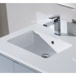 Monaco Modern 36″ Metal Gray Left Bathroom Vanity Set with Mirror, Medicine Wall Cabinet and Wood Legs