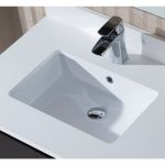 Monaco Modern 42″ Espresso Left Bathroom Vanity Set with Mirror, Medicine & Wall Cabinet and Chrome Legs