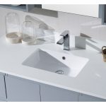 Monaco Modern 48″ Metal Gray Bathroom Vanity Set with Mirror and Wall Cabinets