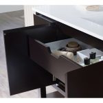 Monaco Modern 54″ Espresso Bathroom Vanity Set with Mirror and Wall Cabinets
