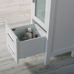 Sydney Modern 16″ Bathroom Vanity Set with Mirror Glossy White