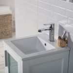 Sydney Modern 16″ Bathroom Vanity Set with Mirror Glossy White