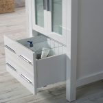 Sydney Modern 24″ Bathroom Vanity Set with Mirror Glossy White