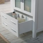 Sydney Modern 30″ Bathroom Vanity Set with Mirror Glossy White