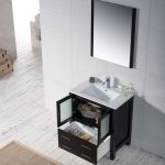 Sydney Modern 30″ Bathroom Vanity Set with Mirror Espresso