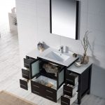 Sydney Modern 54″ Bathroom Vanity Set with Double Side Cabinets Espresso