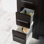 Sydney Modern 54″ Bathroom Vanity Set with Double Side Cabinets Espresso