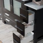 Sydney Modern 60″ Bathroom Vanity Set with Double Side Cabinets Espresso