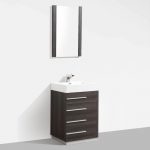 Barcelona Modern 30″ Bathroom Vanity Set in Dark Oak
