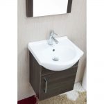 Naples 18″ Gray Oak Bathroom Vanity Set with Mirror