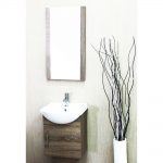 Naples 18″ Cart Oak Bathroom Vanity Set with Mirror