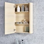 Milan Modern 24″ Briccole Oak Bathroom Vanity Set with Medicine Cabinet