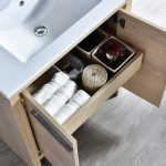 Milan Modern 30″ Briccole Oak Bathroom Vanity Set with Mirror