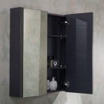 Milan Modern 36″ Silver Grey Bathroom Vanity Set with Medicine Cabinet