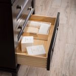 Bordeaux 30″ Espresso Bathroom Vanity Set with Mirror and Mocha Woodland Quartz Countertop