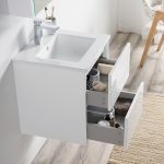 Valencia Modern 20″ Bathroom Vanity Set with Medicine Cabinet Glossy White