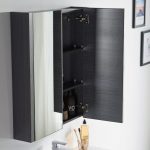 Valencia Modern 36″ Bathroom Vanity Set with Medicine Cabinet Silver Gray