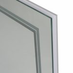 AQUADOM Soho 48 inches x 30 inches Led Lighted Silver Mirror for Bathroom