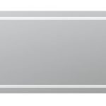 AQUADOM Soho 60 inches x 30 inches Led Lighted Silver Mirror for Bathroom
