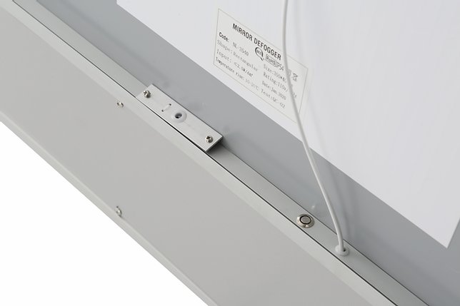 AQUADOM Soho 60 inches x 30 inches Led Lighted Silver Mirror for Bathroom
