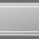 AQUADOM Soho 60 inches x 30 inches Led Lighted Silver Mirror for Bathroom