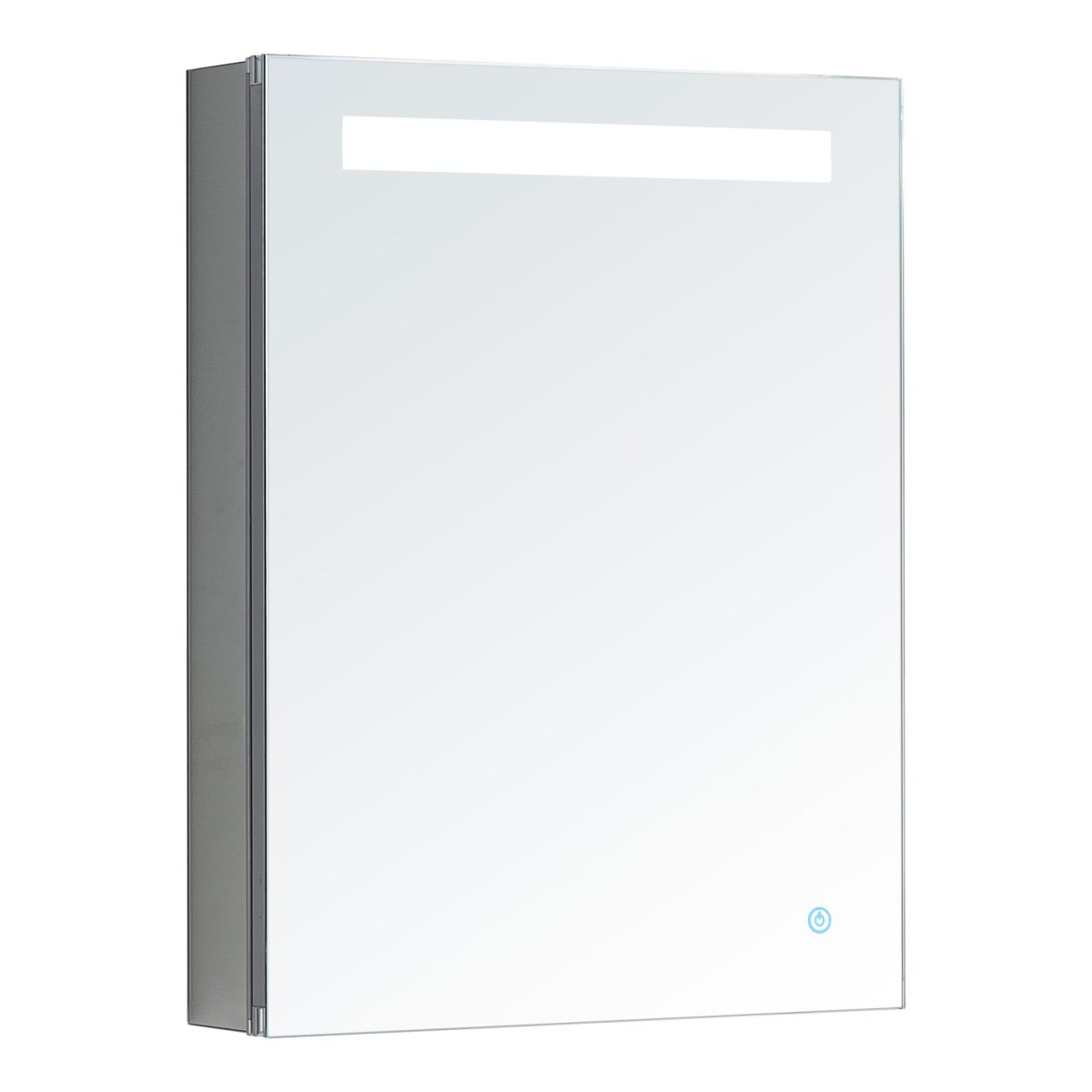 AQUADOM Pacifica 20 inches x 26 inches LED Mirror Glass Medicine Cabinet for Bathroom