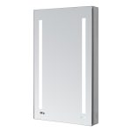 AQUADOM Signature Royale 24 inches x 30 inches Right Sided LED Lighted Mirror Glass Medicine Cabinet for Bathroom