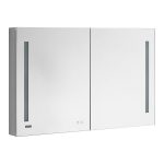 AQUADOM Signature Royale 48 inches x 30 inches LED Lighted Mirror Glass Medicine Cabinet for Bathroom