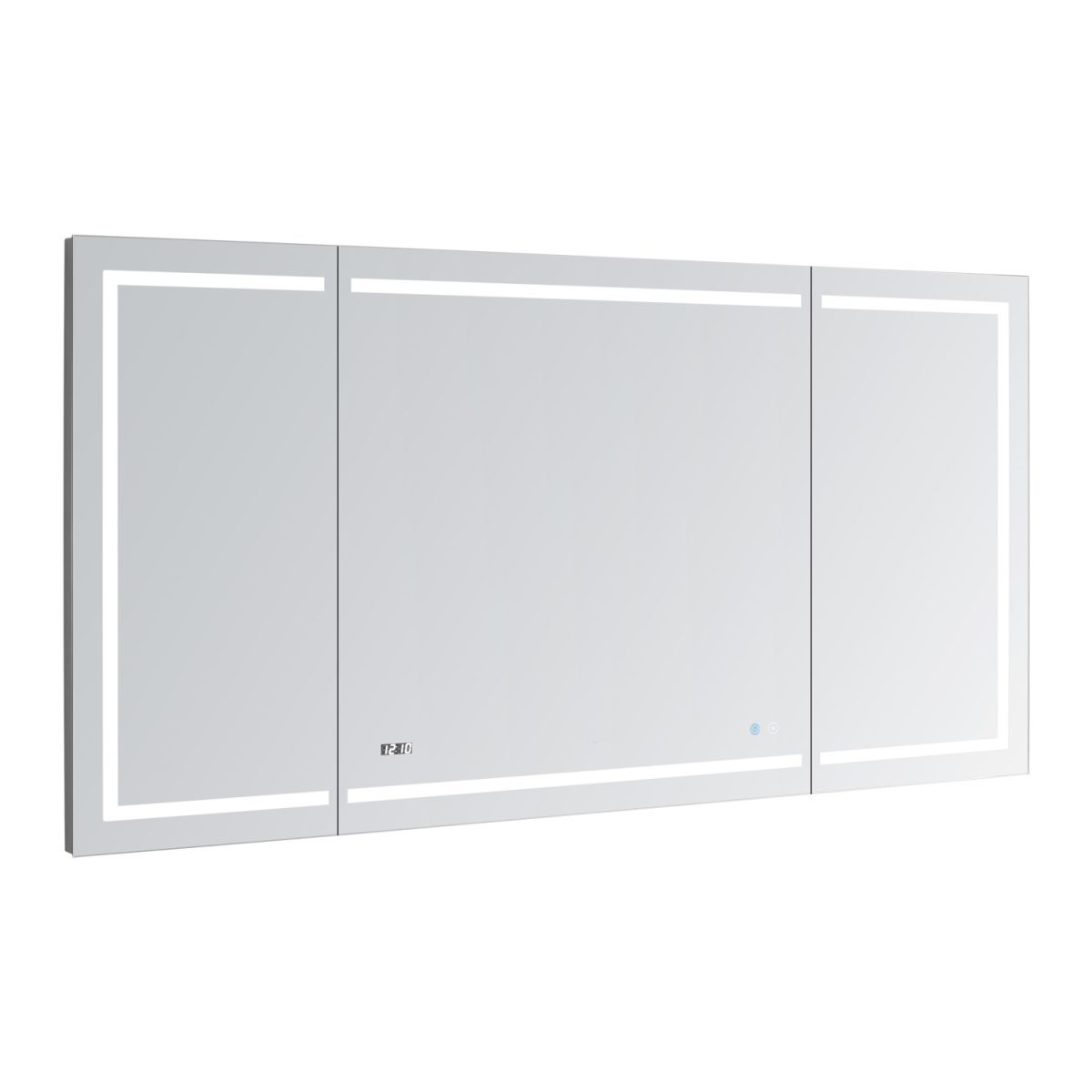 AQUADOM Signature Royale 60 inches x 30 inches LED Lighted Mirror Glass Medicine Cabinet for Bathroom