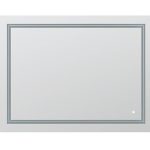 AQUADOM Soho 48 inches x 36 inches Led Lighted Silver Mirror for Bathroom