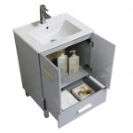 Atwood 24″ Modern Bathroom Vanity, Gray