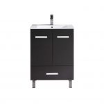 Atwood 24″ Modern Bathroom Vanity, Black