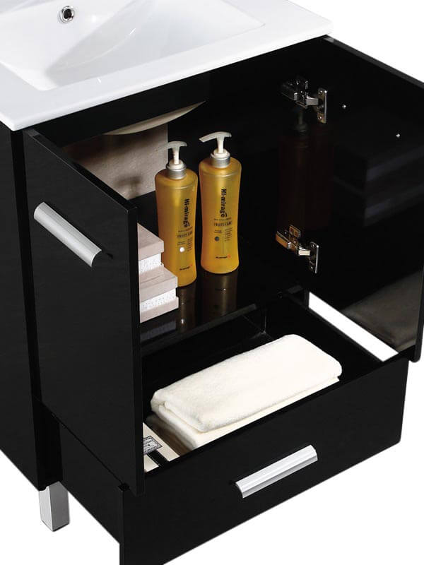 Atwood 36" Modern Bathroom Vanity Black