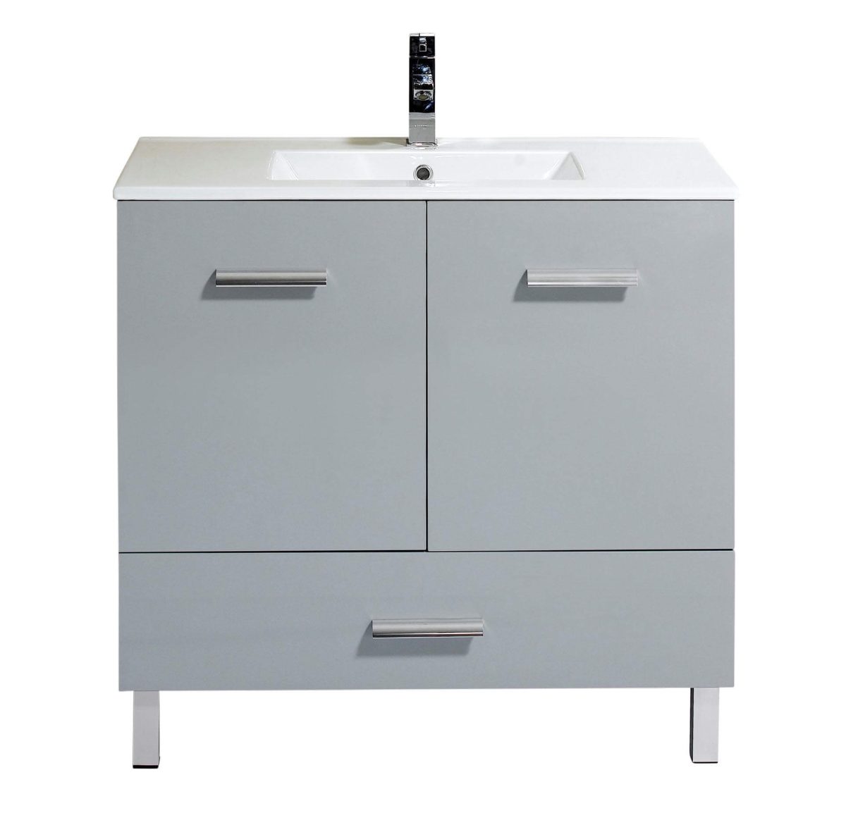 Atwood 36" Modern Bathroom Vanity Gray